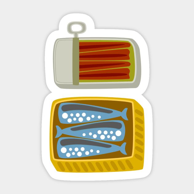 Canned Fish Sticker by soniapascual